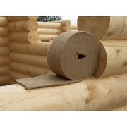 Межвенцовый утеплитель, пакля ленточная Лен Джут