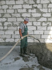 стяжки с полистиролбетона (пенополистиролбетона)