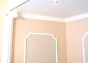 Поклейка обоев, багеты, покраска