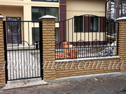 Металлические заборы, ворота, двери, калитки.