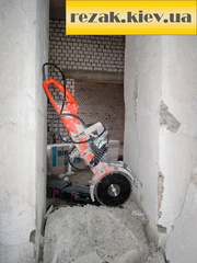 Алмазная резка бетона, сверление отверстий