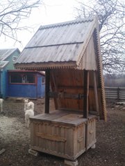 Сруб на колодец