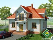 Строительство панельно-каркасных домов под ключ (СИП-панели) 155, 47 м2