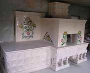 Изразец от производителя., монтаж печей, груб, каминов.